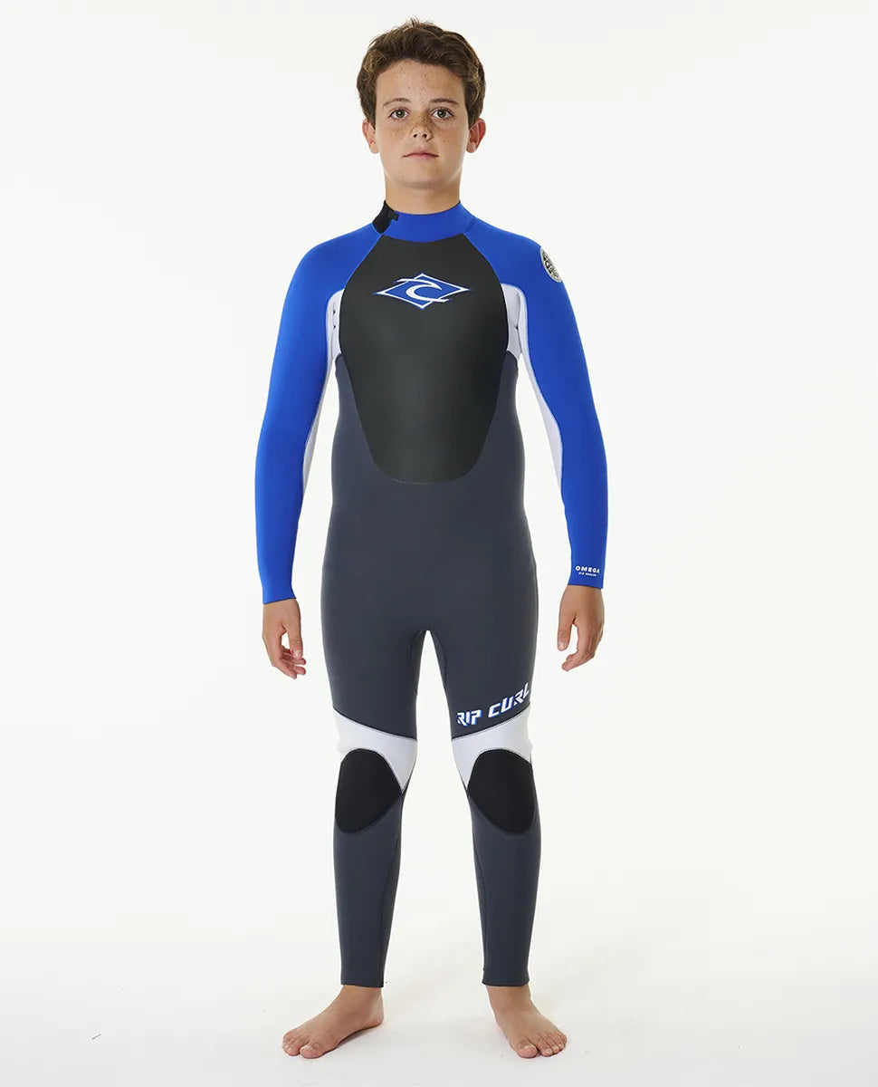 Omega 4/3mm Back Zip - Blue (2024) Children's Wetsuits Rip Curl 6 