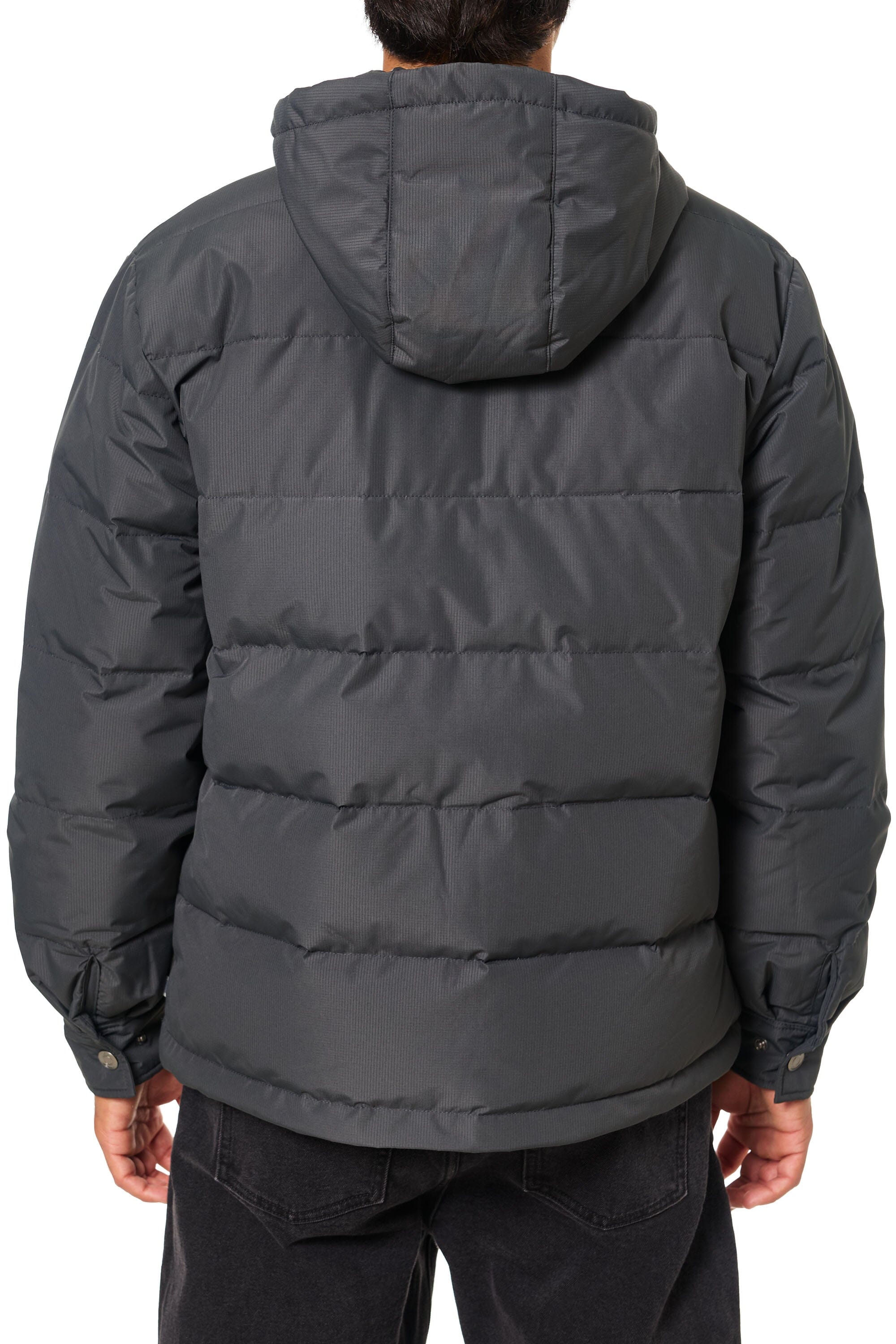 OTG Summit Hooded Down Jacket - Black Wash Men's Jackets Katin 