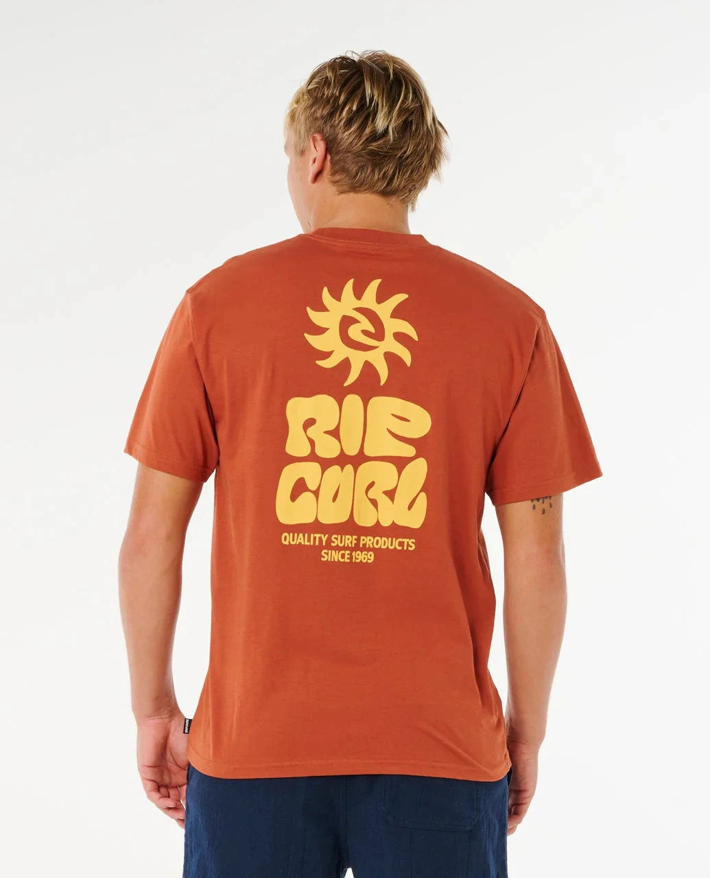Pacific Rinse Glass Off Tee - Baked Clay Men's T-Shirts & Vests Rip Curl 