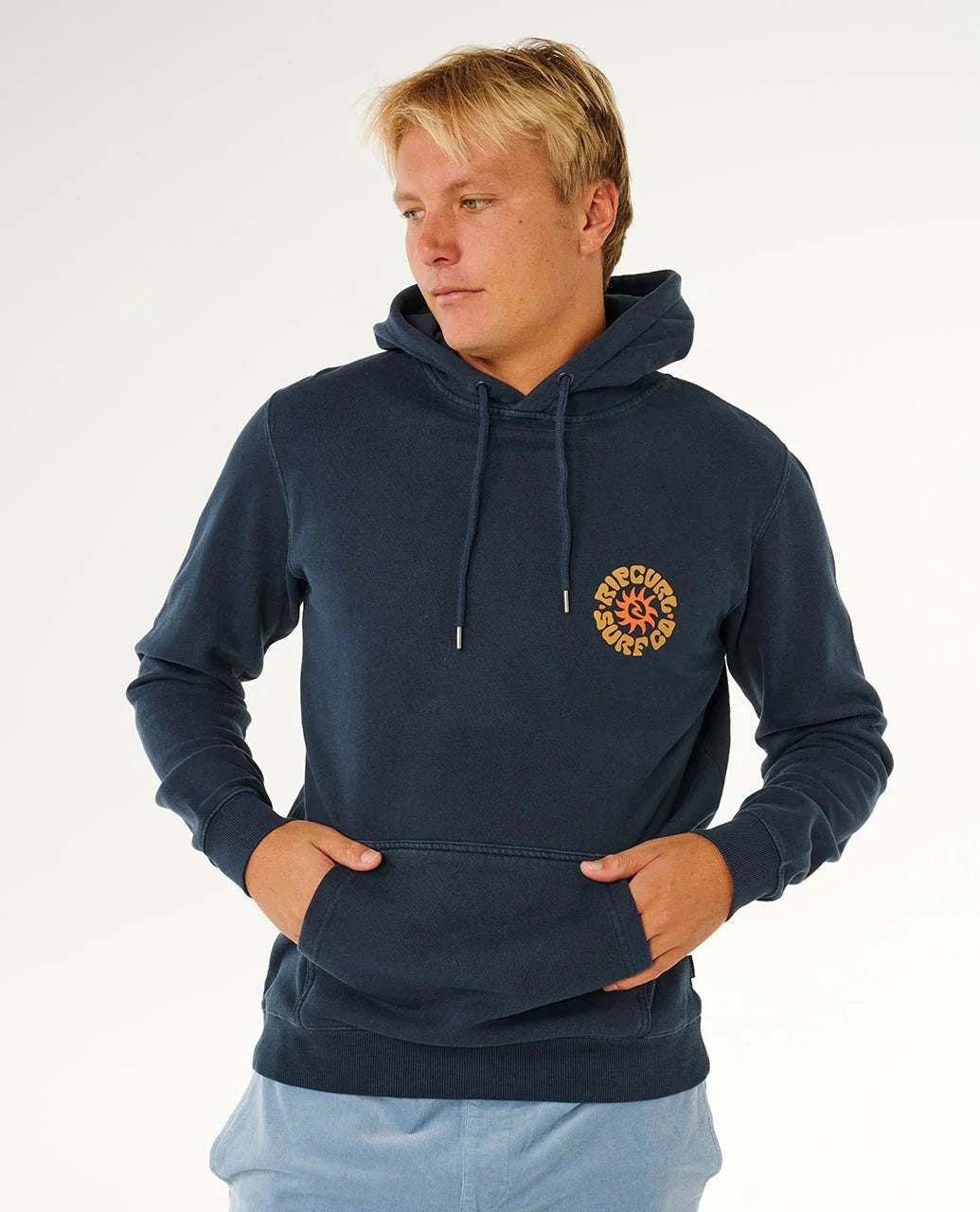 Pacific Rinse Hood - Dark Navy Men's Hoodies & Sweatshirts Rip Curl 