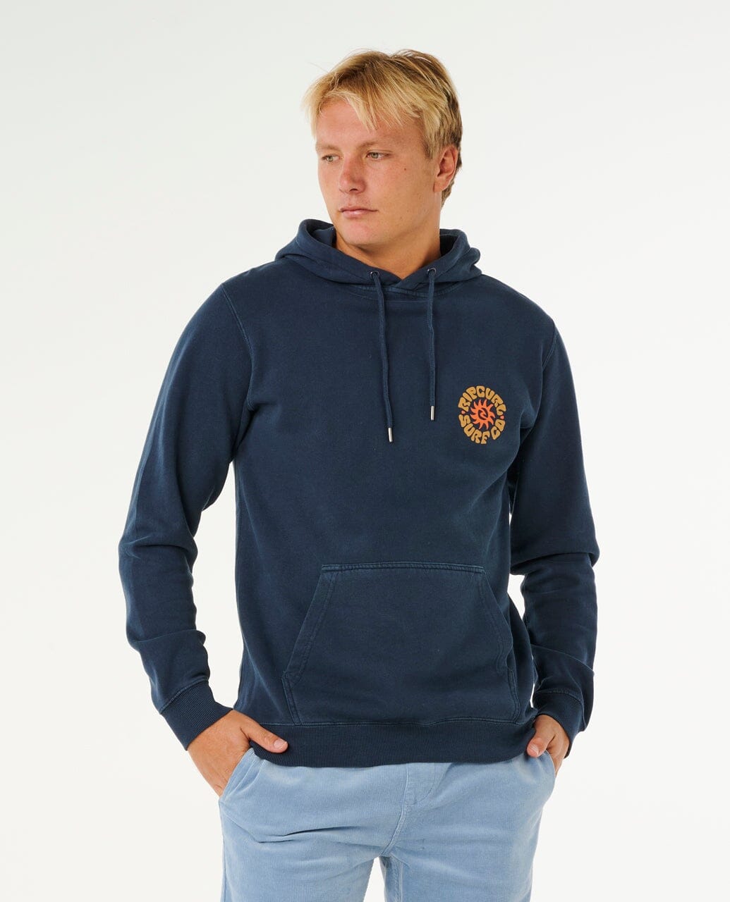Pacific Rinse Hood - Dark Navy Men's Hoodies & Sweatshirts Rip Curl S 