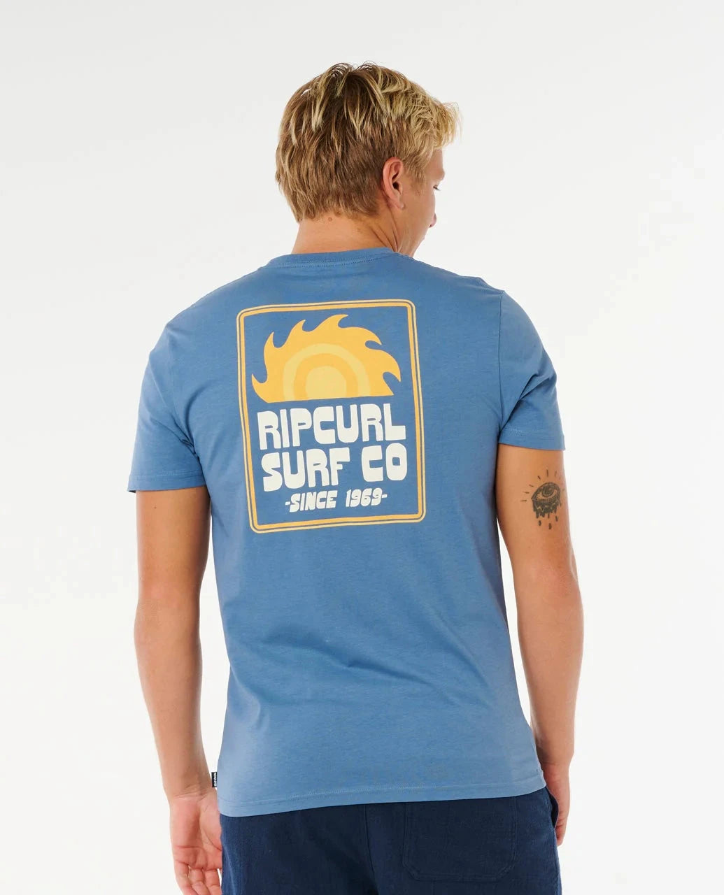 Pacific Rinse Sunrise Tee - Bluefin Men's T-Shirts & Vests Rip Curl 