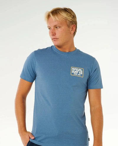 Pacific Rinse Sunrise Tee - Bluefin Men's T-Shirts & Vests Rip Curl 