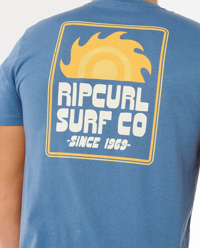 Pacific Rinse Sunrise Tee - Bluefin Men's T-Shirts & Vests Rip Curl 