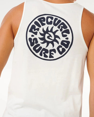 Pacific Rinse Tank - Bone Men's T-Shirts & Vests Rip Curl 