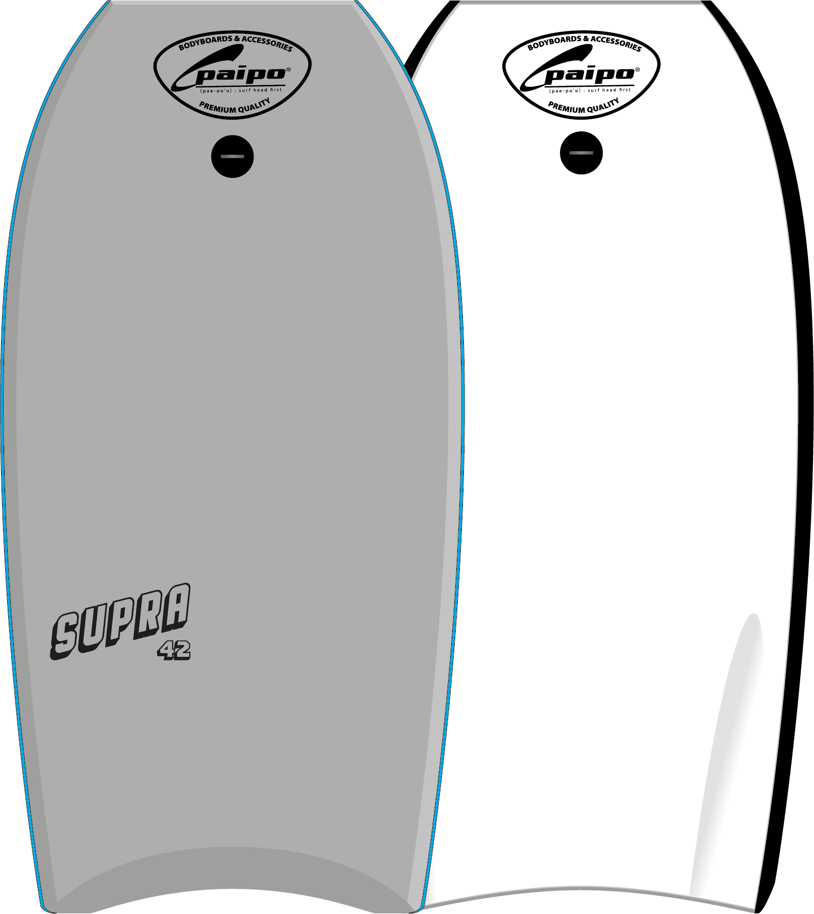 Paipo Supra 44" EPS 2026 (4 Colours) Bodyboards Paipo Grey 