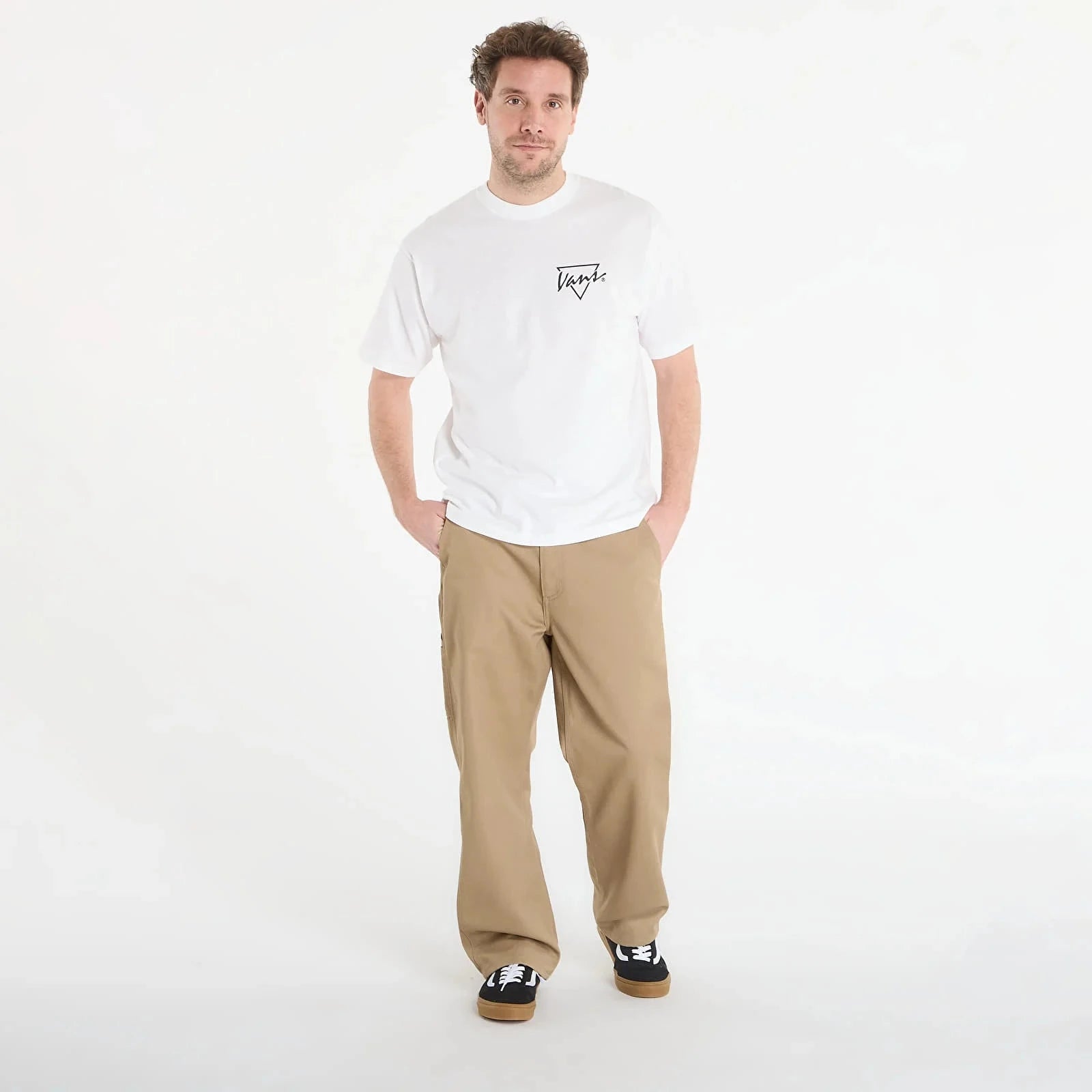 Palm Drive Tee - White Men's T-Shirts & Vests Vans 