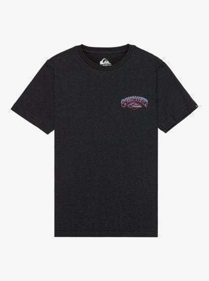 Palm Horizon Boys Tee - Black Children's Tees Quiksilver 8 