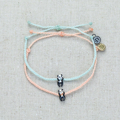 Panda Silver Charm Bracelet - Winter Fresh