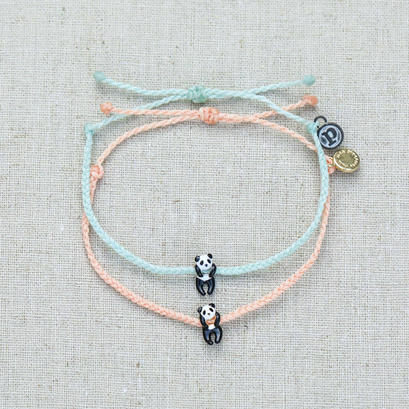 Panda Silver Charm Bracelet - Winter Fresh