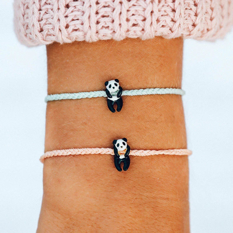 Panda Silver Charm Bracelet - Winter Fresh