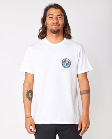 Passage Tee - White Men's T-Shirts & Vests Rip Curl 