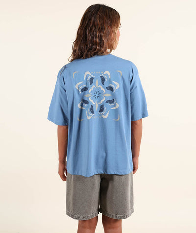 Peace Tee - Lost Blue Women's T-Shirts and Vest Tops Oxbow 