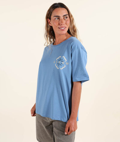 Peace Tee - Lost Blue Women's T-Shirts and Vest Tops Oxbow 
