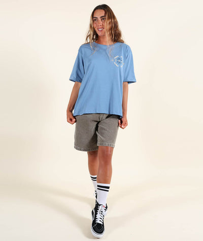 Peace Tee - Lost Blue Women's T-Shirts and Vest Tops Oxbow 