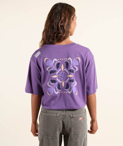 Peace Tee - Purple Women's T-Shirts and Vest Tops Oxbow XS 