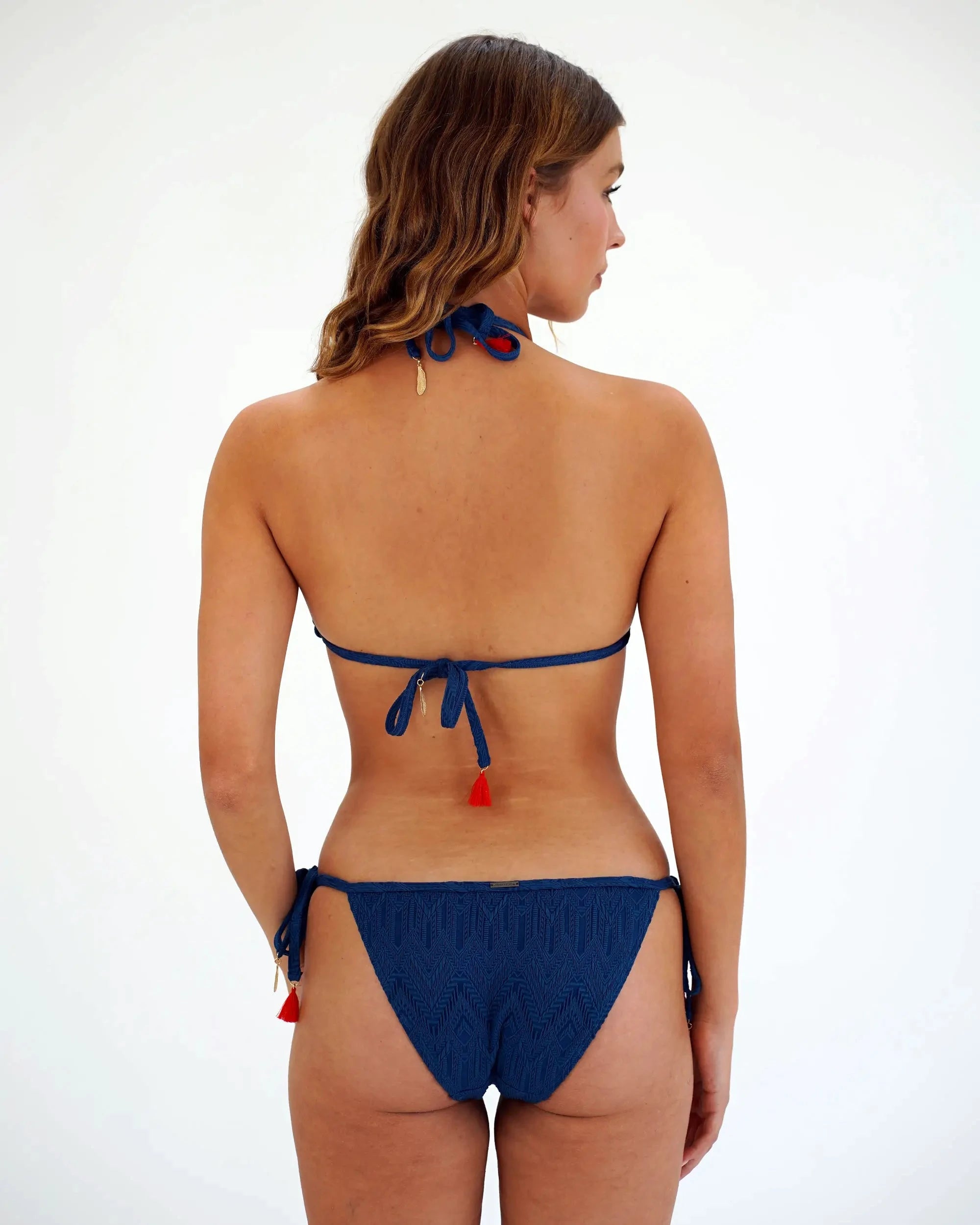 Piha Gelato Sliding Tri Top in Deep Blue Women's Swimsuits & Bikinis Piha 