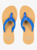 Porto - Beach Flip-Flops - Dazzling Blue Women's Flipflops,Shoes & Boots Roxy UK3 (EU36) 