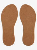 Porto - Beach Flip-Flops - Tan Women's Flipflops,Shoes & Boots Roxy 