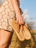 Porto - Beach Flip-Flops - Tan Women's Flipflops,Shoes & Boots Roxy 