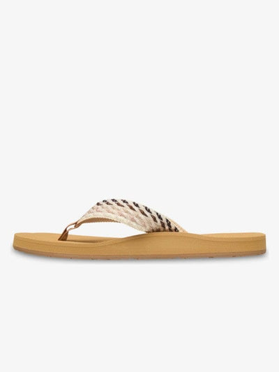 Porto Rope - Light Brown/Brown Women's Flipflops,Shoes & Boots Roxy 