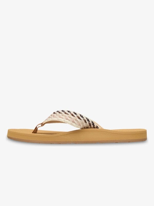 Porto Rope - Light Brown/Brown Women's Flipflops,Shoes & Boots Roxy 