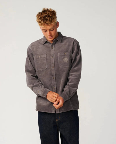 Premium Surf Cord Shirt - Deep Mushroom Men's Shirts & Polos Rip Curl S 