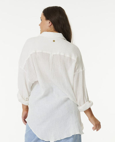 Premium Surf Holiday Shirt - White Women's Shirts Rip Curl Women 