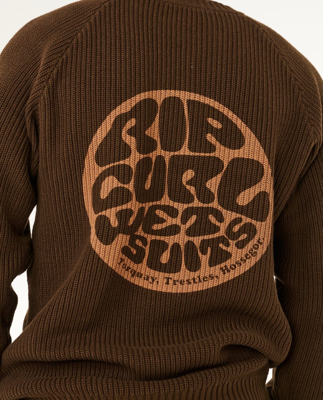 Premium Surf Knit Crew - Coffee Men's Knitwear Rip Curl 