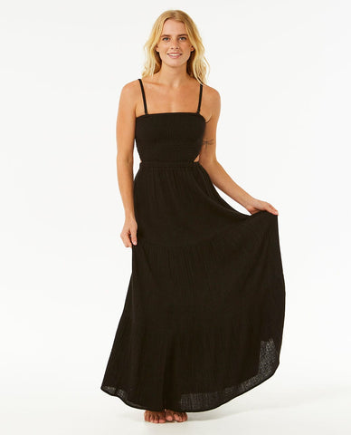 Premium Surf Maxi Dress - Black Women's Dress Rip Curl women XS 