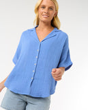 Premium Surf Shirt - Blue Women's Shirts Rip Curl Women XS 