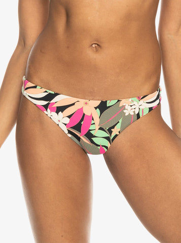Printed Beach Classics Cheeky Bottoms - Anthracite Palm Song Women's Swimsuits & Bikinis Alder 