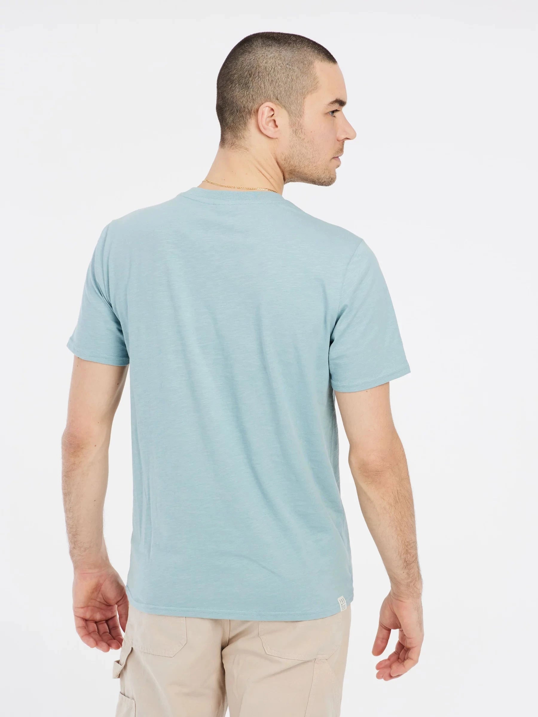 PRTCRUZ Tee - Tourmaline Blue Men's T-Shirts & Vests Protest 