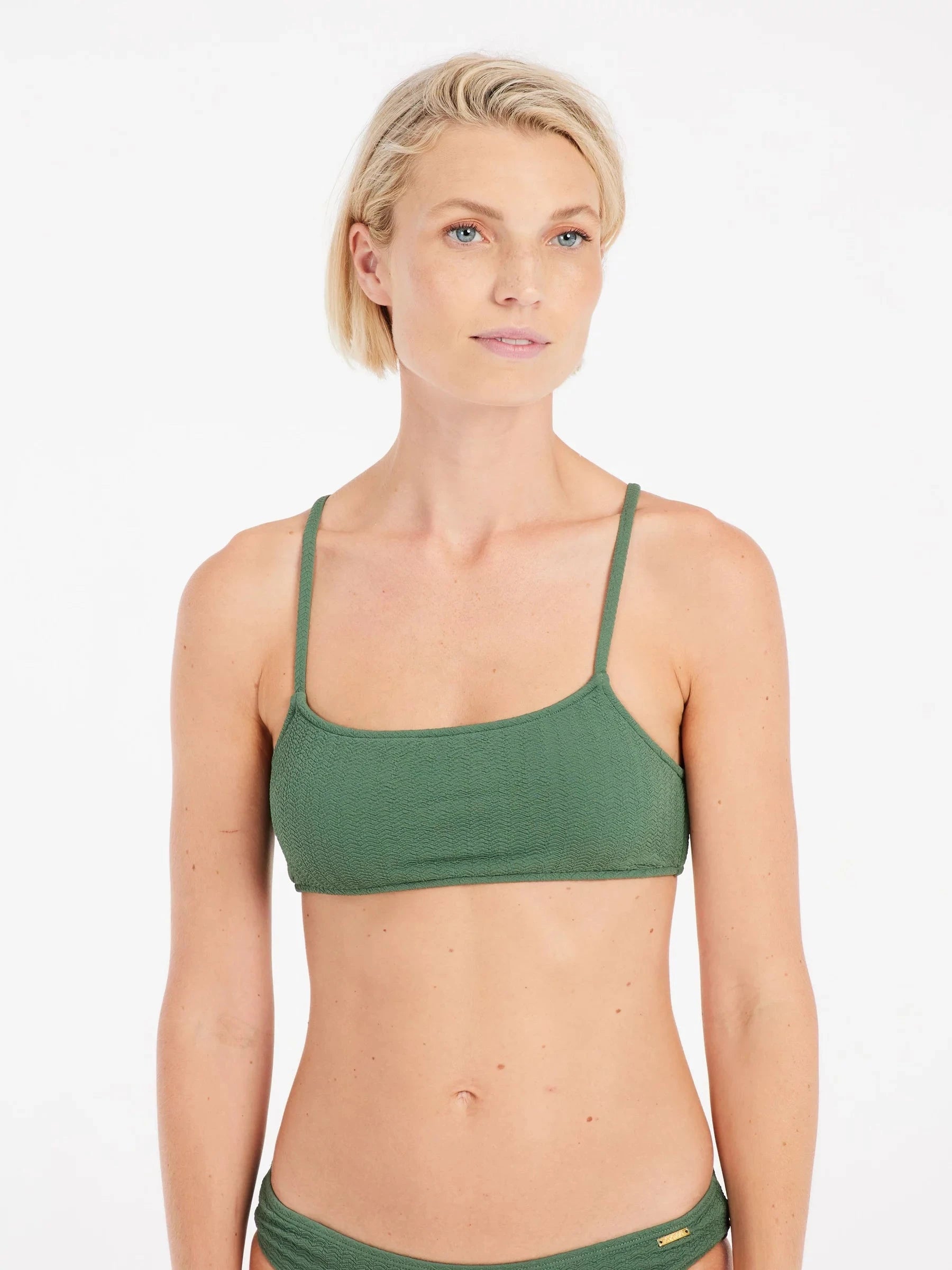 PRTDice Bralette Bikini - Veggie Green Women's Swimsuits & Bikinis Protest 
