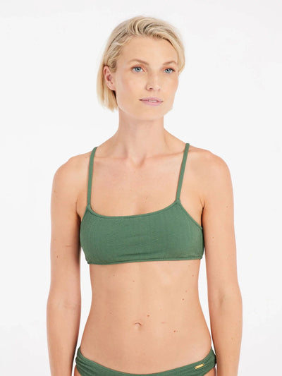 PRTDice Bralette Bikini - Veggie Green Women's Swimsuits & Bikinis Protest 