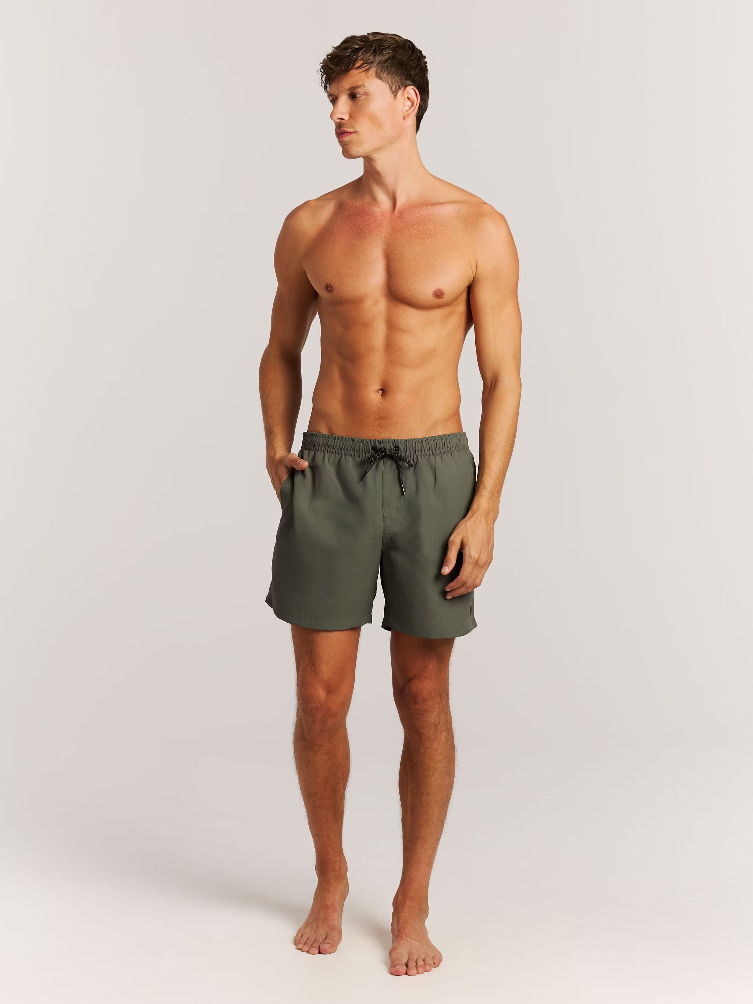 PRTFASTER Beach Short - Grey Green Men's Shorts & Boardshorts Protest 