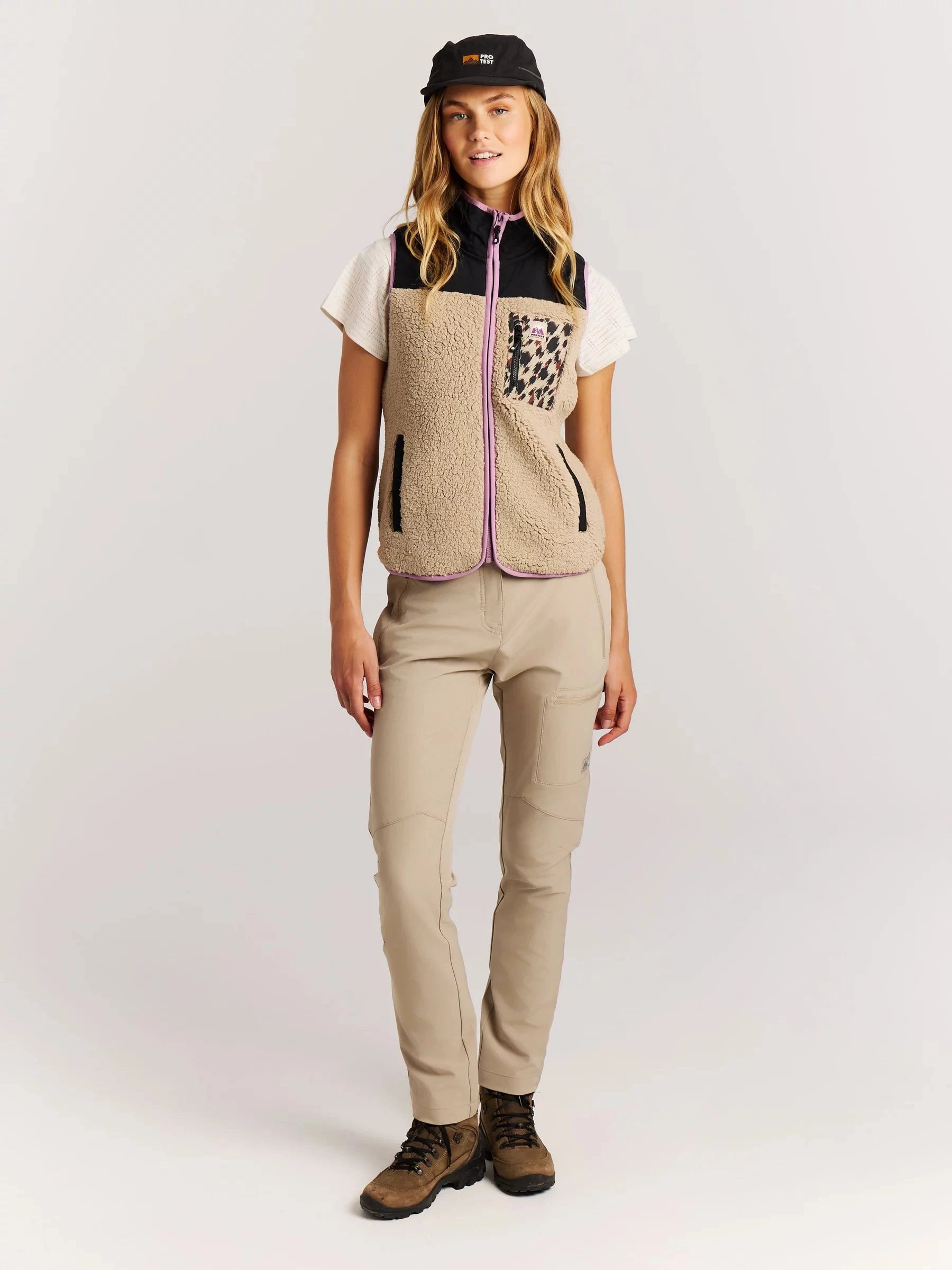 PRTFRIZ Bodywarmer - Bamboo Beige Gilet Protest XS 