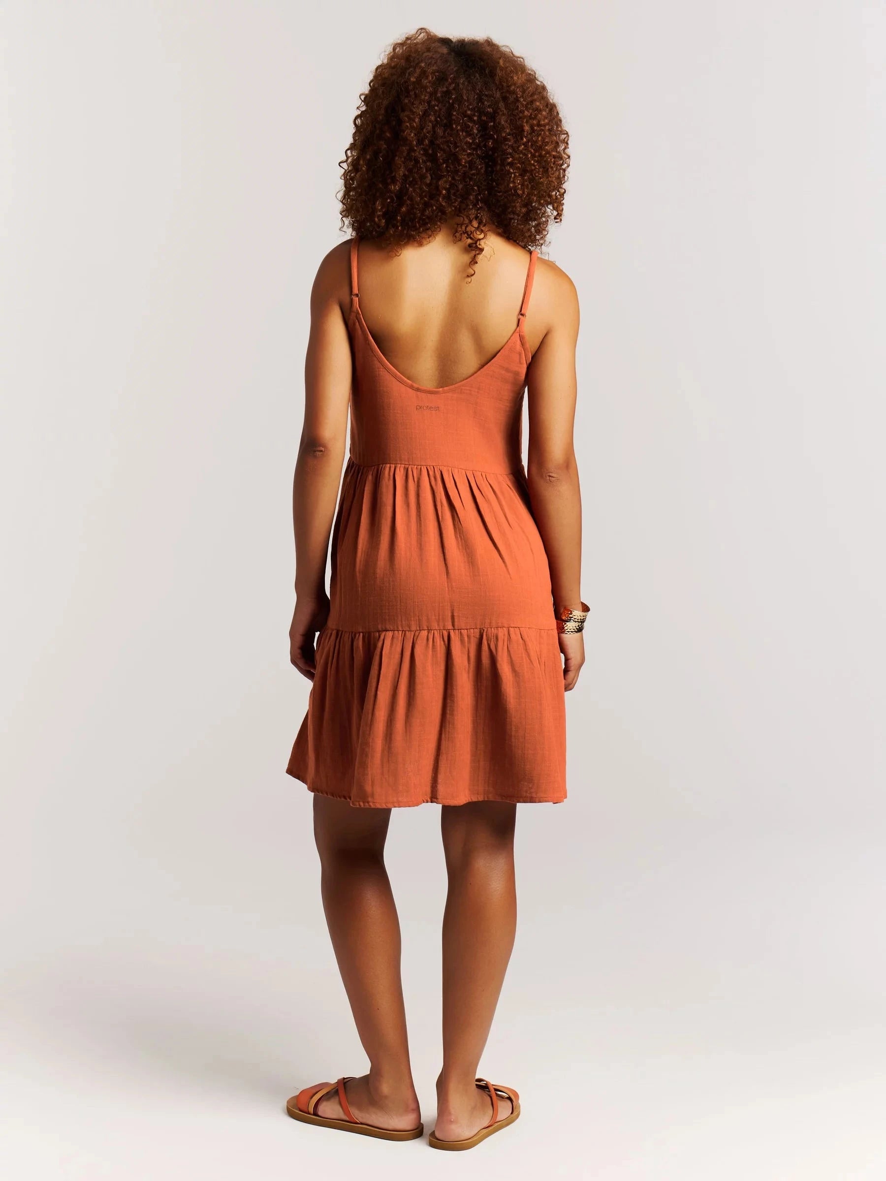 PRTMENDES Dress - Sugar Brown Women's Dress Protest 