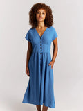 PRTNIEVE Dress - Gladio Blue Women's Dress Protest XS 