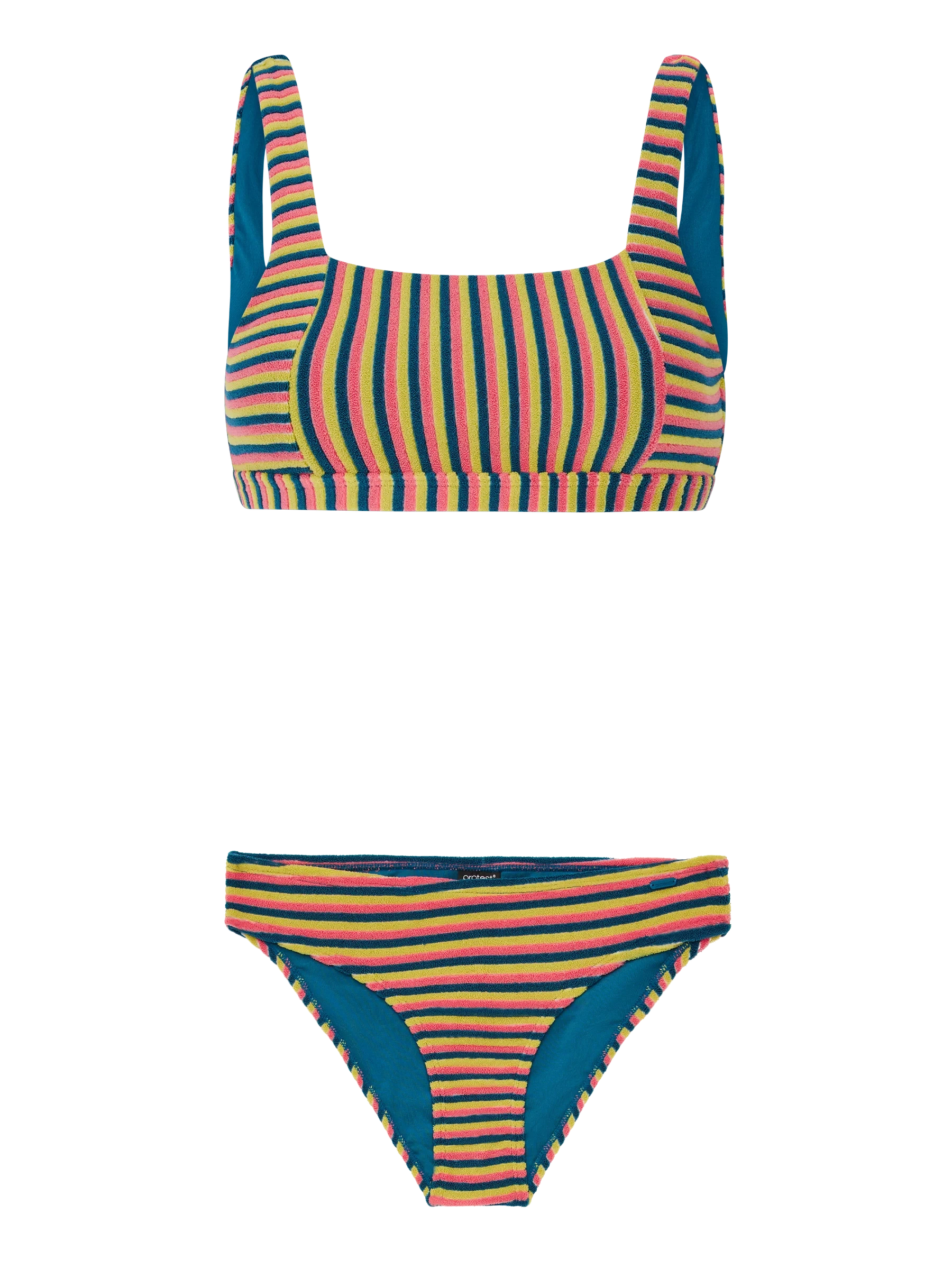PRTTube Bandeau Bikini - Guava Pink Women's Swimsuits & Bikinis Protest XS 