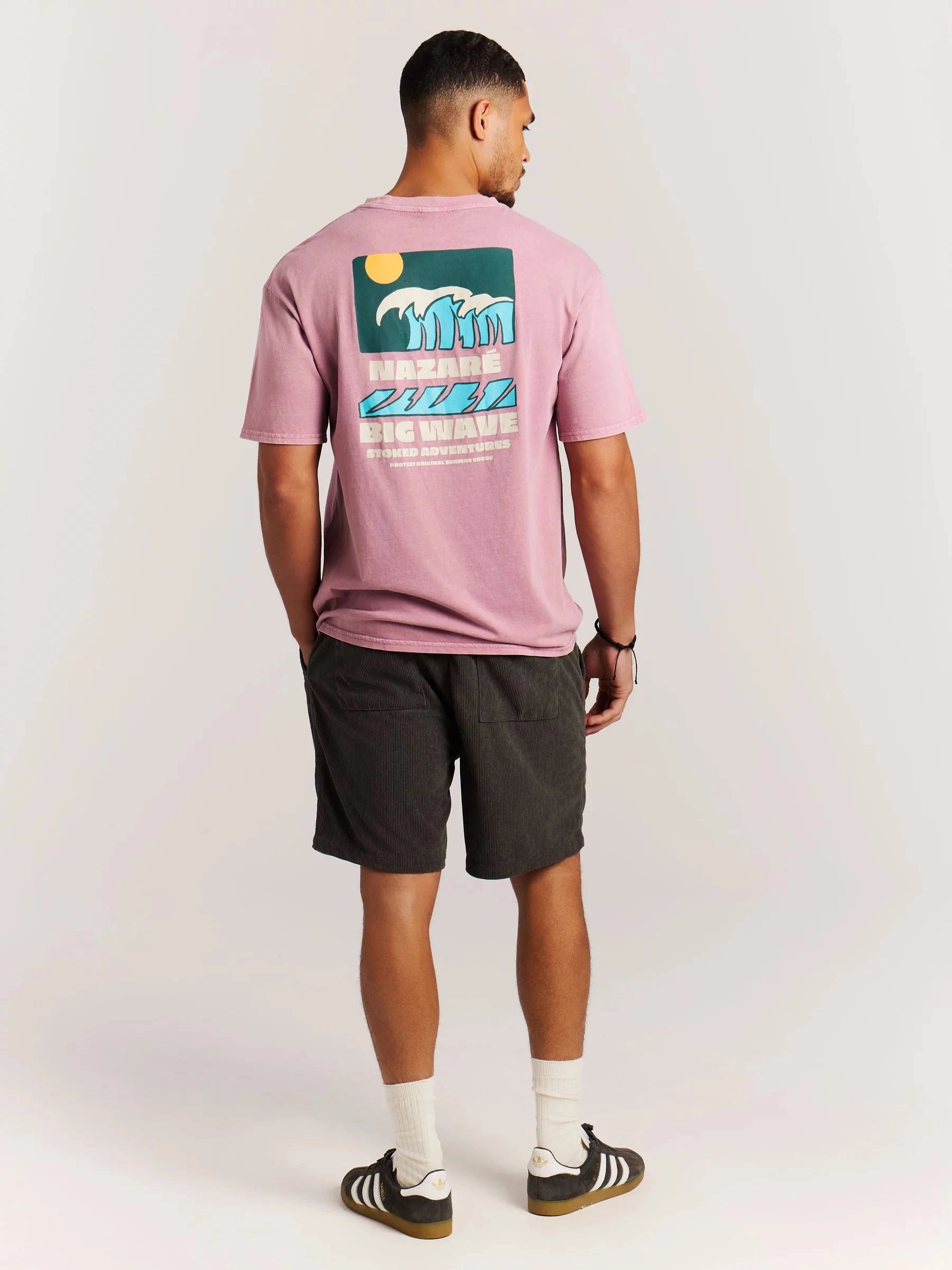 PRTULEYO Cord Short - Deep Grey Men's Shorts & Boardshorts protest 