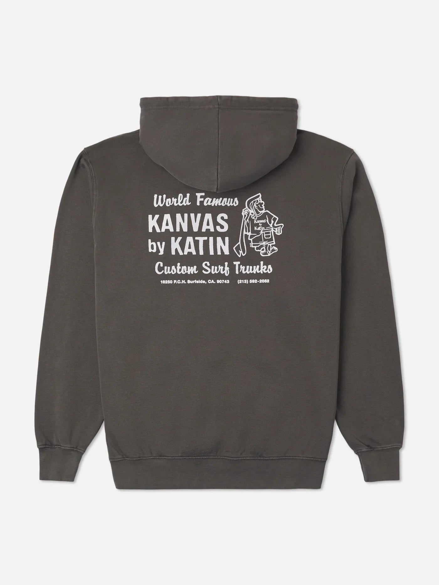 Rag Hood - Lead Vintage Wash Men's Hoodies & Sweatshirts Katin S 