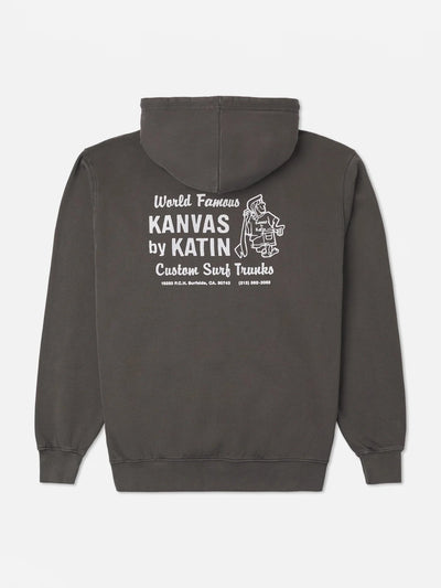 Rag Hood - Lead Vintage Wash Men's Hoodies & Sweatshirts Katin S 