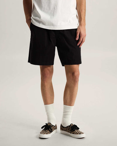Range Relaxed Elastic Short - Black Men's Shorts & Boardshorts Vans 