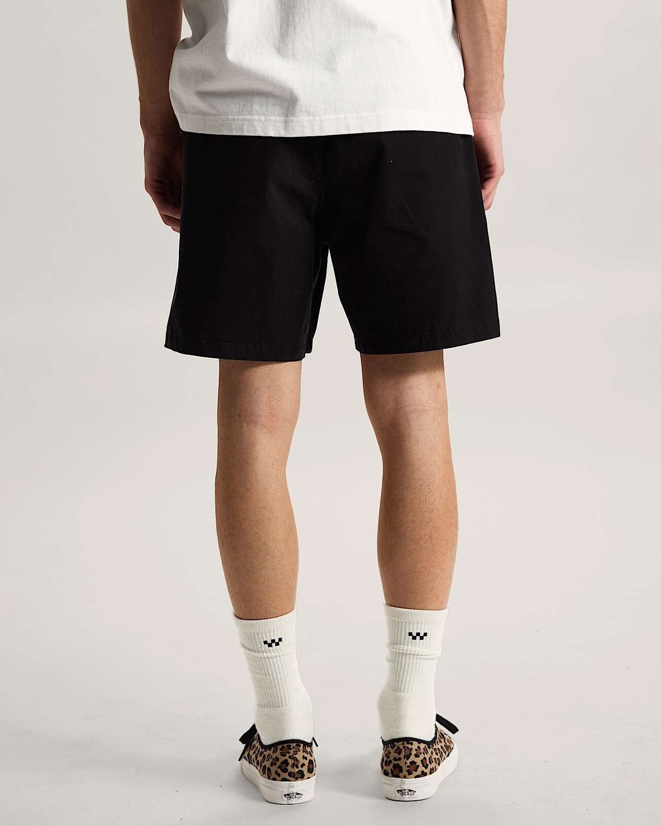Range Relaxed Elastic Short - Black Men's Shorts & Boardshorts Vans 