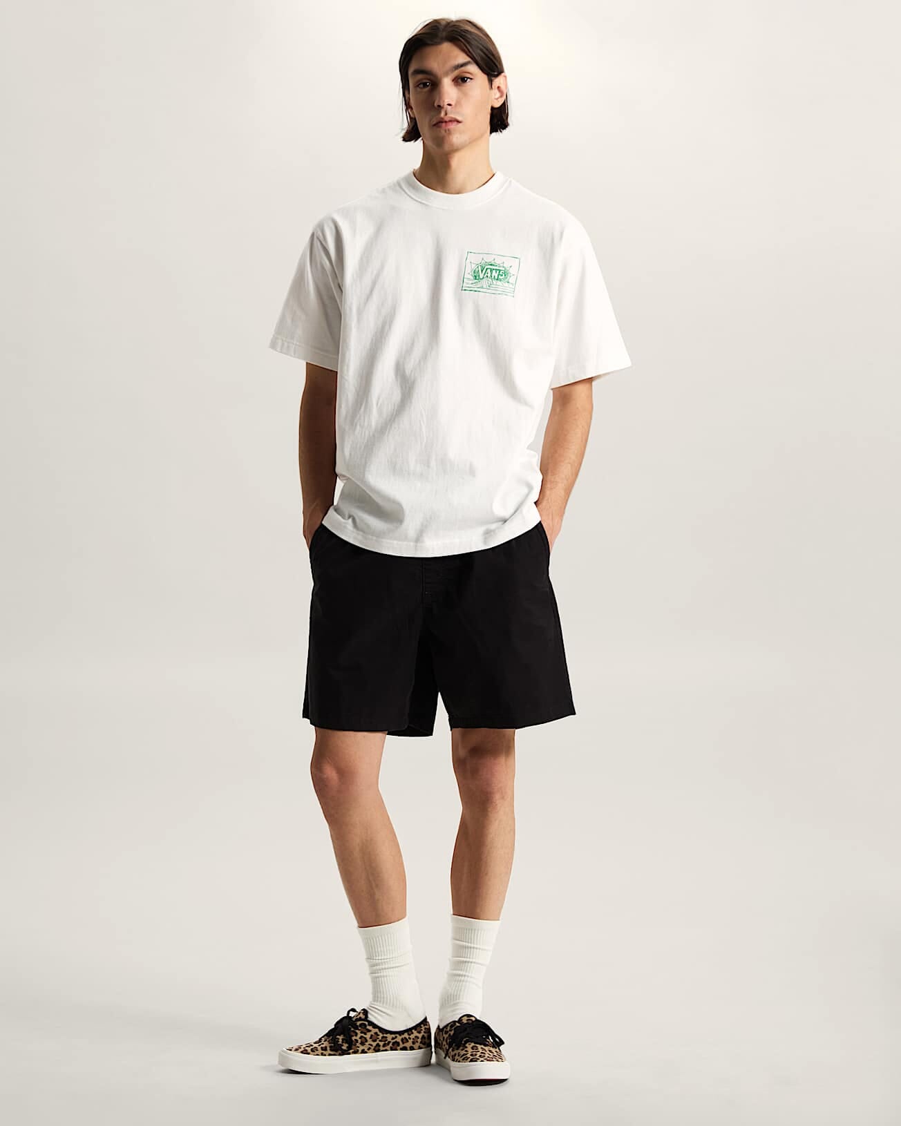 Range Relaxed Elastic Short - Black Men's Shorts & Boardshorts Vans 
