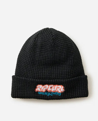 Raw Energy Reg Beanie - Black Men's Hats,Caps&Beanies Rip Curl 
