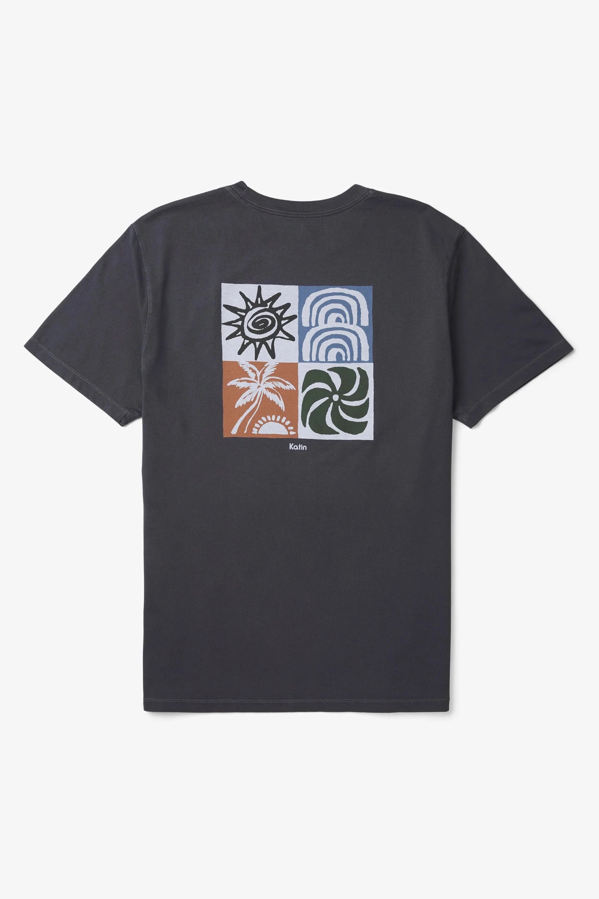 Realm Tee - Polar Navy Men's T-Shirts & Vests Katin 