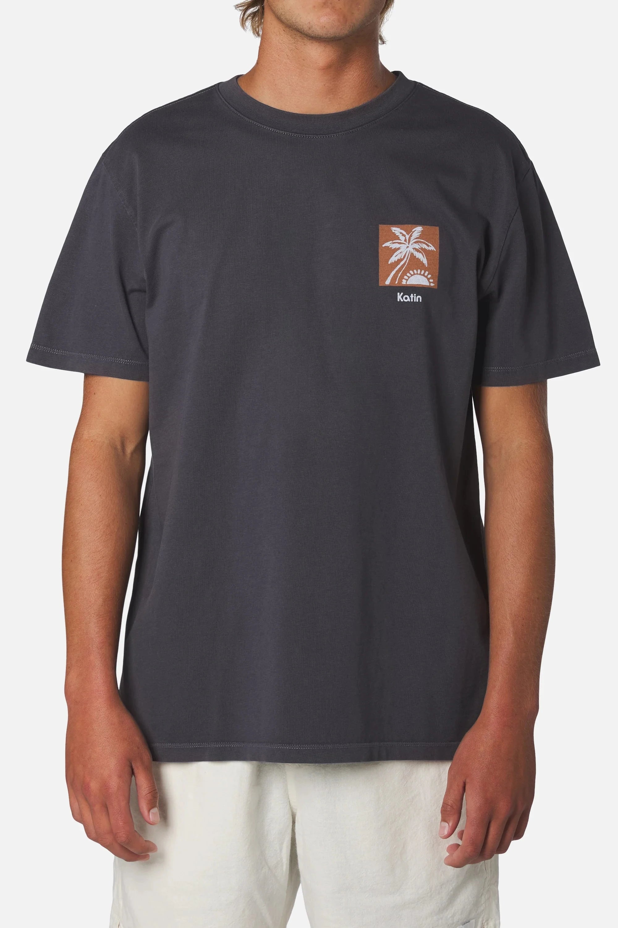 Realm Tee - Polar Navy Men's T-Shirts & Vests Katin 