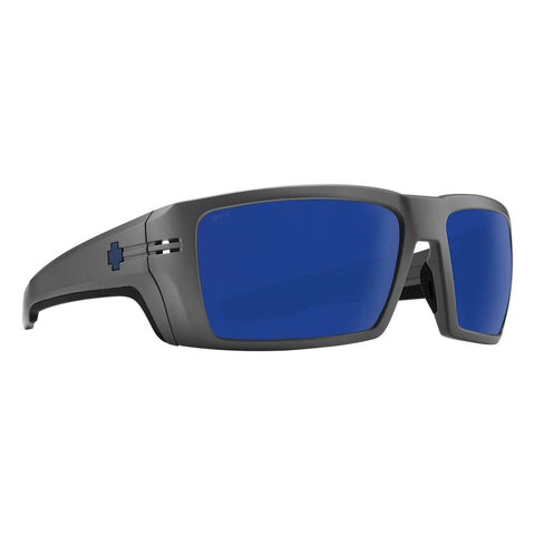 Rebar Ansi - Matte Gunmetal/Happy Gray Green Polar Dark Blue Spectra Mirror Sunglasses Spy+ 
